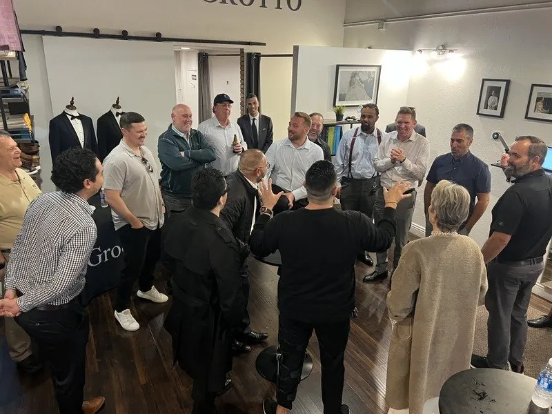 Corporate suiting event gallery